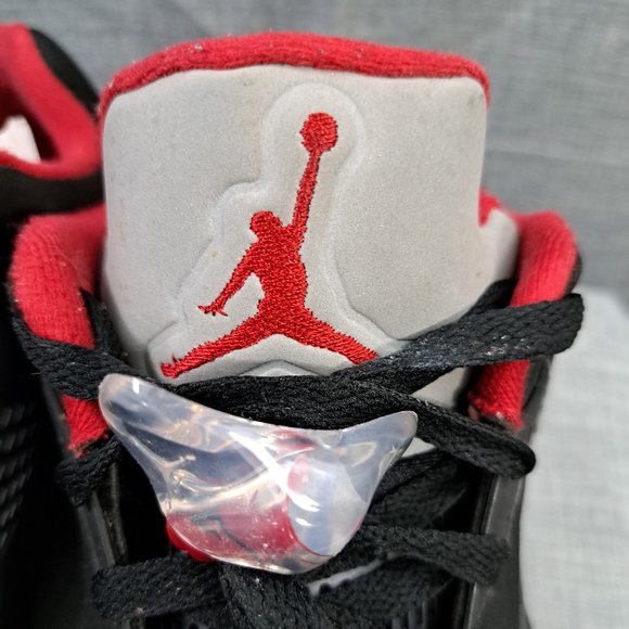 Nike Jordan 5 Retro Low Alternate 90 2016 819171-001 Black Red Size 10.5 - Picture 14 of 14